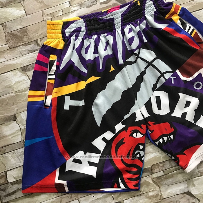 Short Toronto Raptors Rainbow Classic Noir